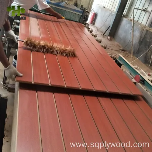 Melamine Grooved MDF for Display Furniture